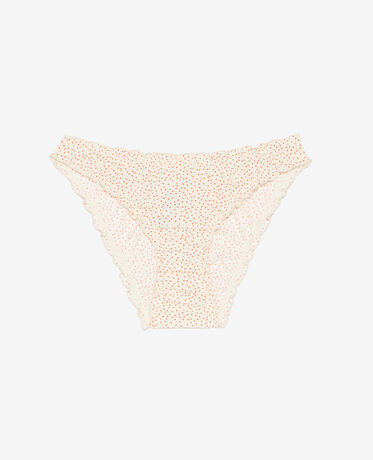 Hipster briefs CHERI MICROFIBRE Punkte Schalenweiß 