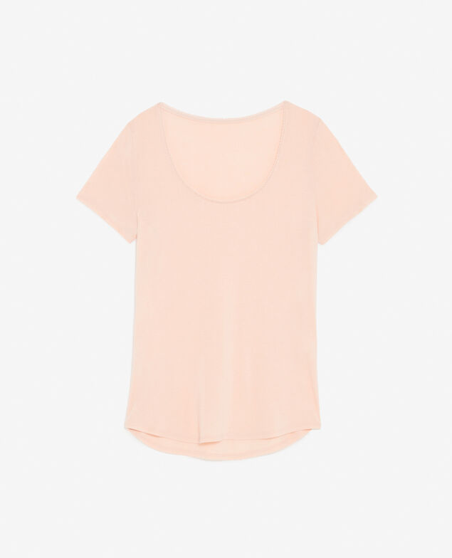 Kurzärmliges T-Shirt HEATTECH SECONDE PEAU Pulver