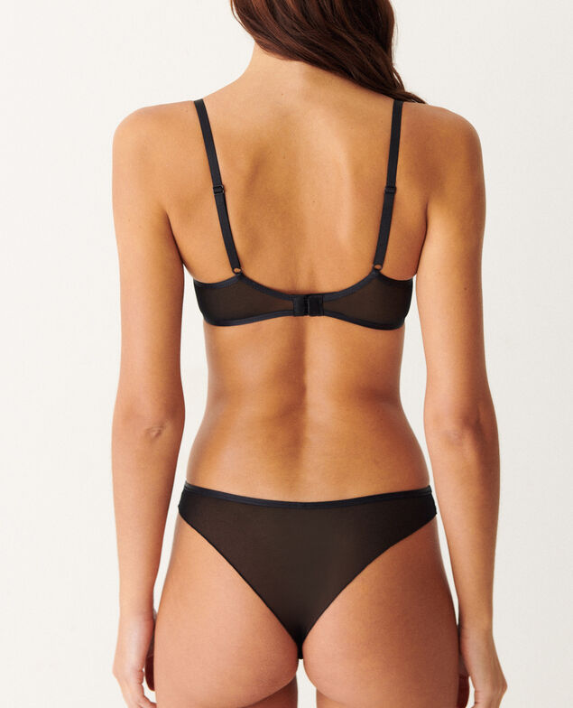 Bügel-BH CHERI TULLE BICOLOR Schwarz