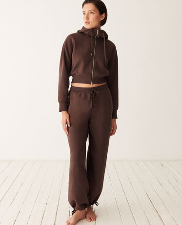 Hose TERRY Fudge Brown