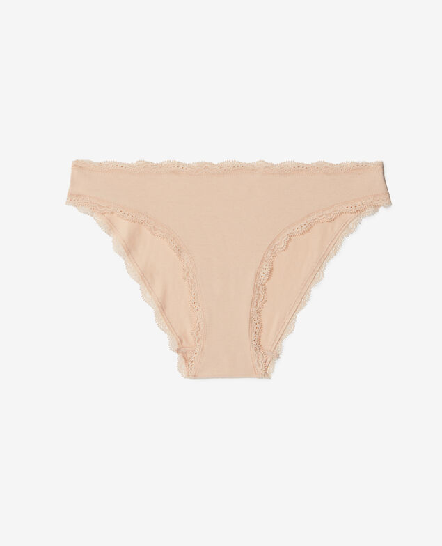 Low-cut Slip ESSENTIEL COTON Puderrosa