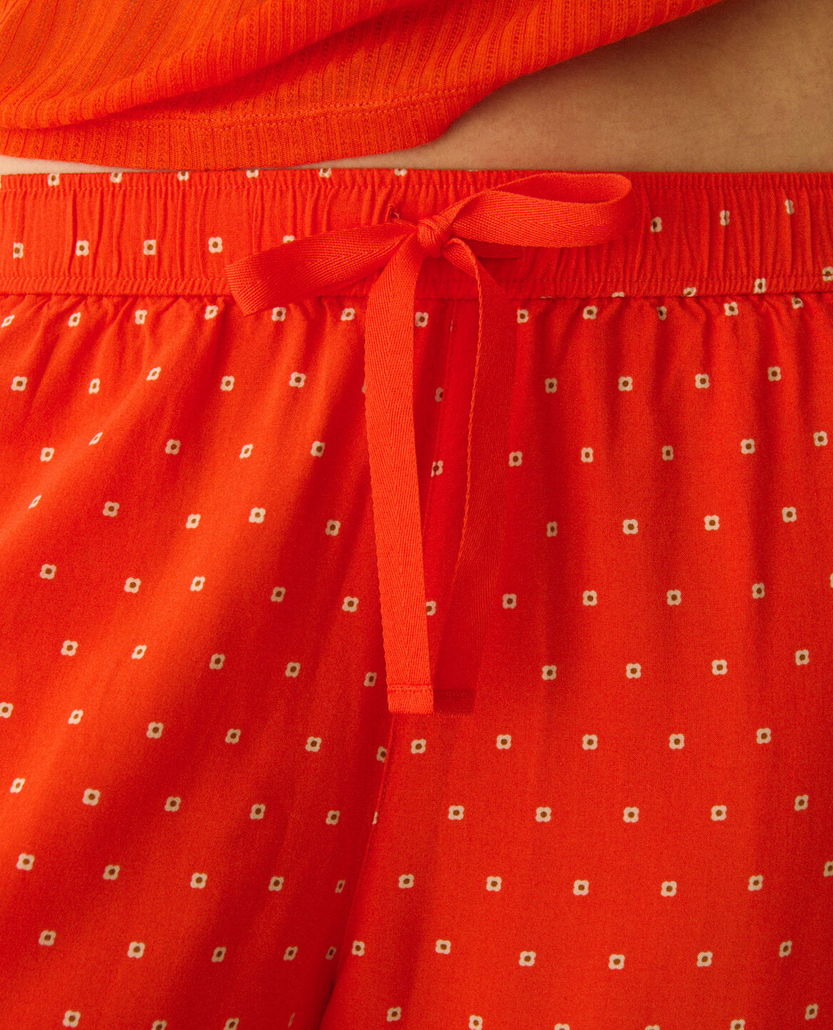 Hose RELAX PRINT Geo Krawatte Orange