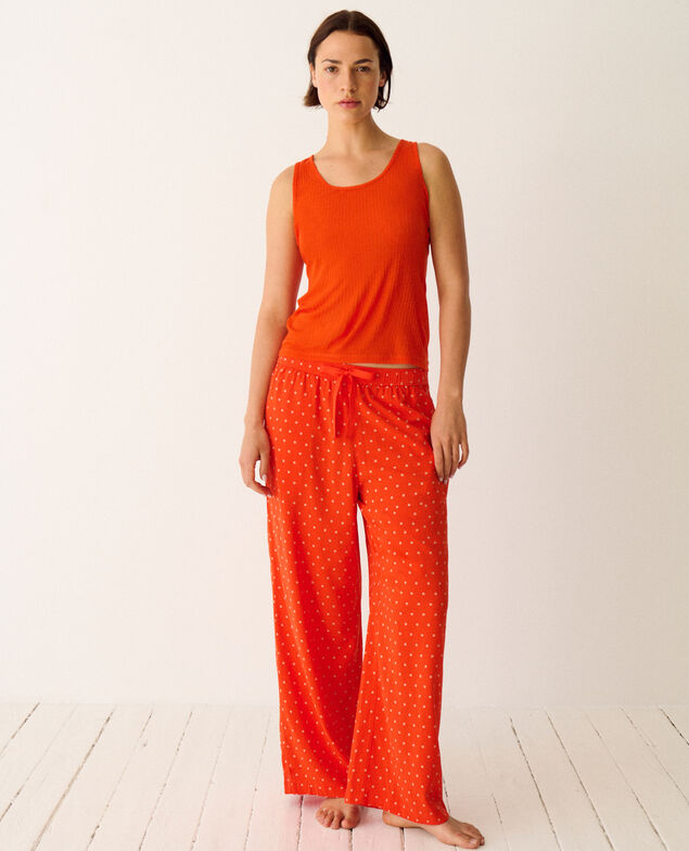 Ärmelloses T-Shirt HEATTECH POINTELLE Tango Orange