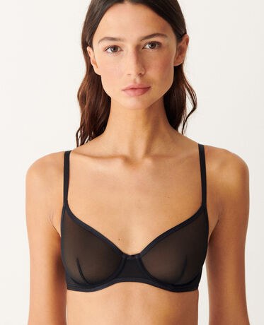 Bügel-BH CHERI TULLE BICOLOR Schwarz