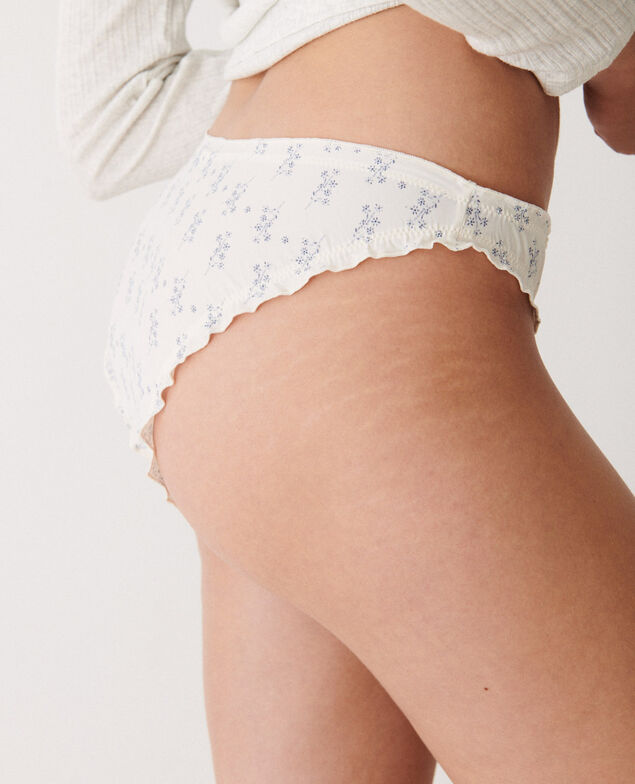 Hipster briefs CHERI MICROFIBRE Blaue Blume