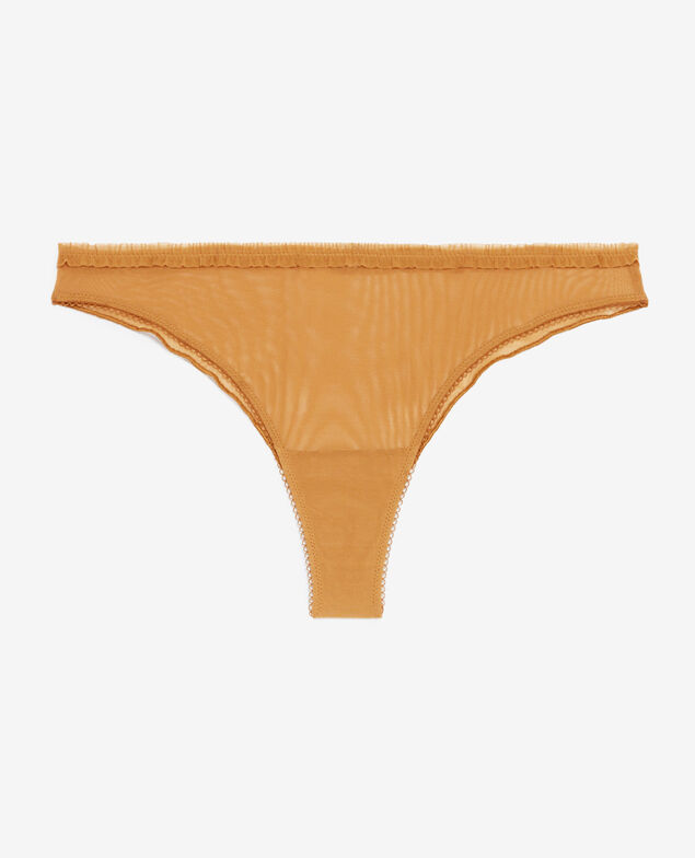 Tanga CHERI TULLE TUTU Bone Brown