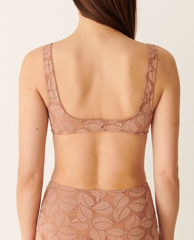 Bustier-BH ohne Bügel JULIA Make-up Braun