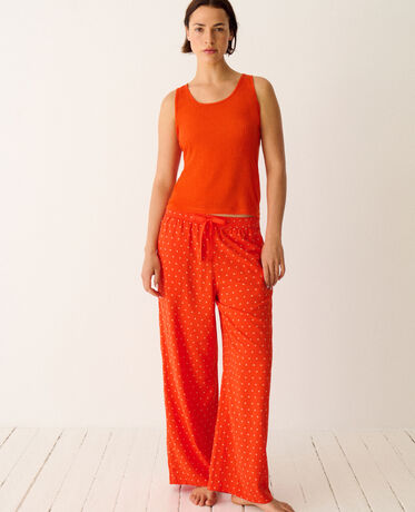 Hose RELAX PRINT Geo Krawatte Orange