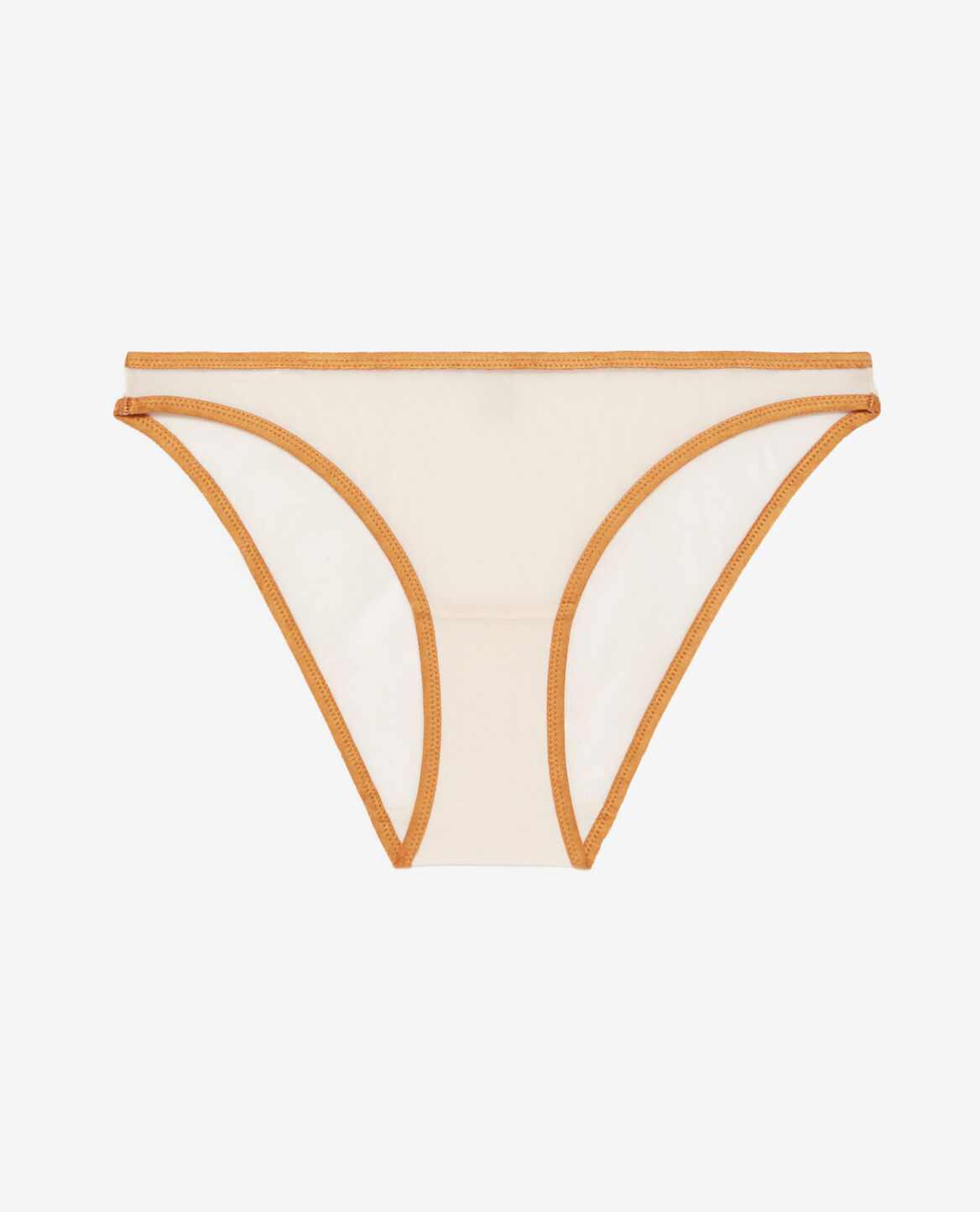 Low-cut Slip CHERI TULLE BICOLOR Dünenbeige/Biskuitbraun