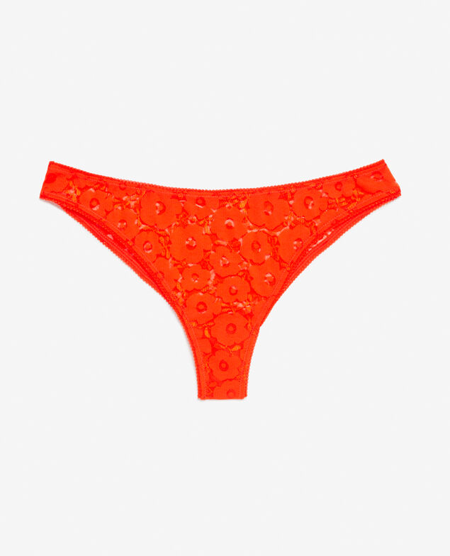 Tanga CHERI FLORAL FLAT LACE Tango Orange