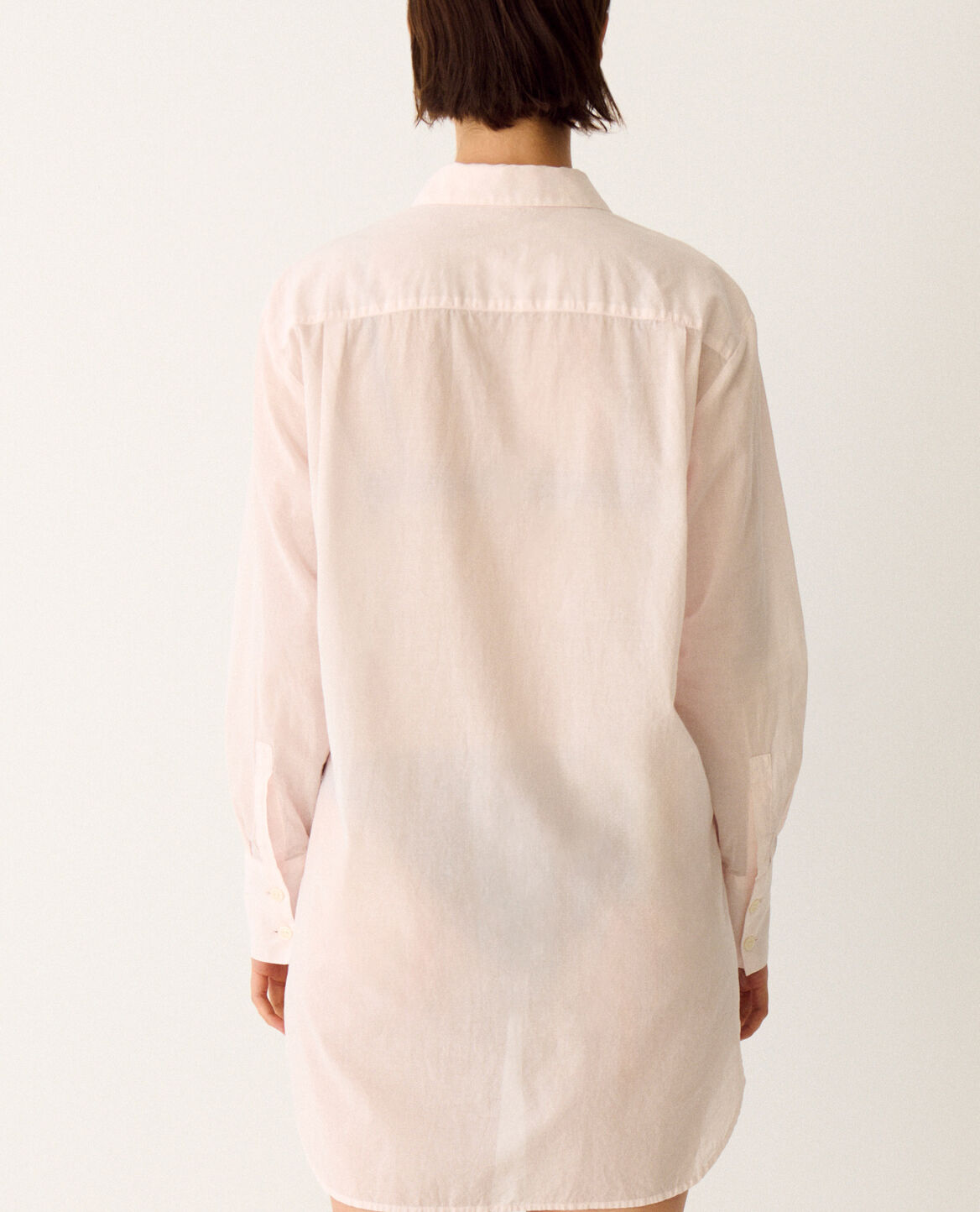 Pyjama-Jacke BOYFRIEND Solid Pink Bloom