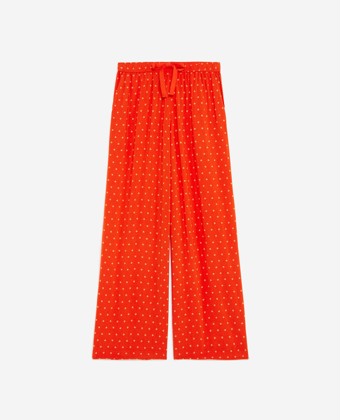 Hose RELAX PRINT Geo Krawatte Orange