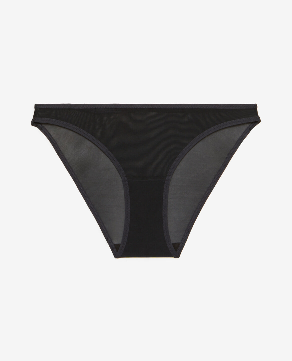 Low-cut Slip CHERI TULLE BICOLOR Schwarz