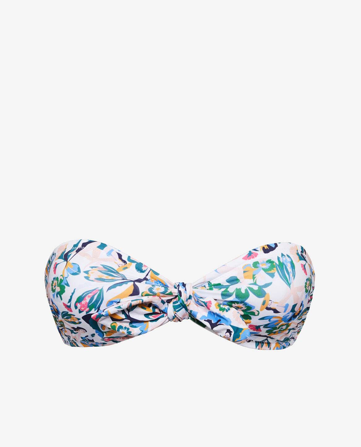 Gepolstertes Bandeau-Bikini-Oberteil ohne Bügel KIF KIF Bunt