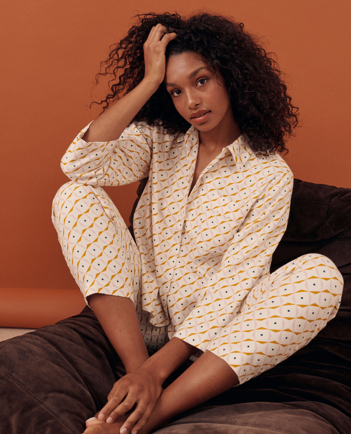 Princesse Tam Tam Pyjama Flanelle Pyjama Set TUTTI FRUTTI Empire