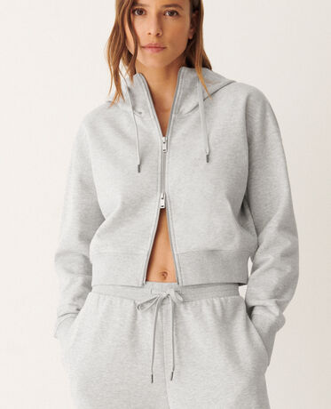 Sweatshirt mit Kapuze TERRY Licht China
