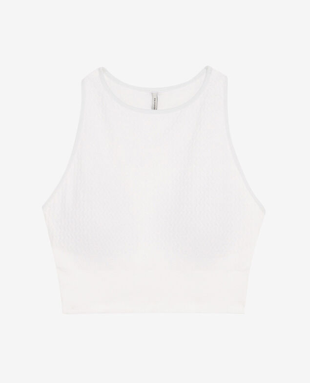 Bustier-BH ohne Bügel AIRISM TEXTURE Elfenbein