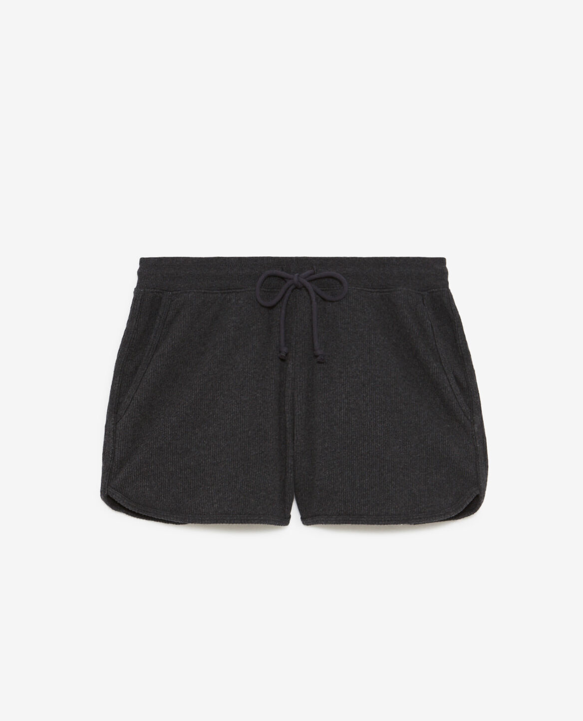 Pyjama-Shorts SWEAT RIB Dunkles Heidegrau