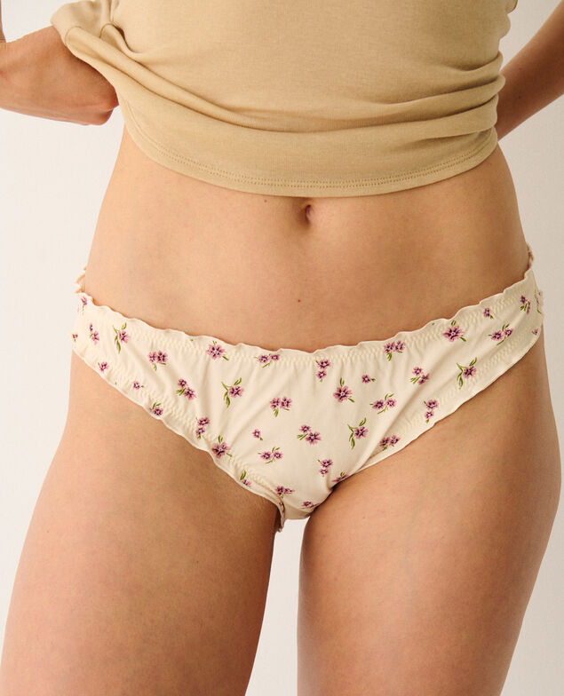 Hipster briefs CHERI MICROFIBRE Veilchenvioletten Sandweiß