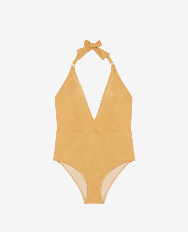 Badeanzug Neckholder SUNSHINE Gold