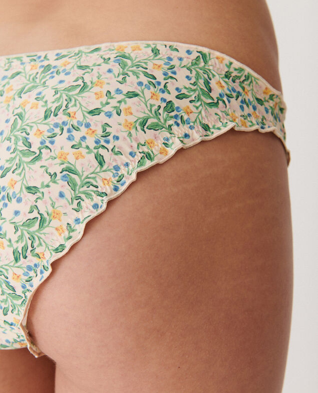 Hipster briefs CHERI MICROFIBRE Grüne Blume