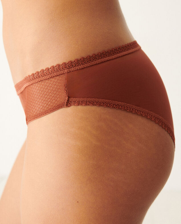 Low-cut Slip DAILY FEMININ Zimtbraun