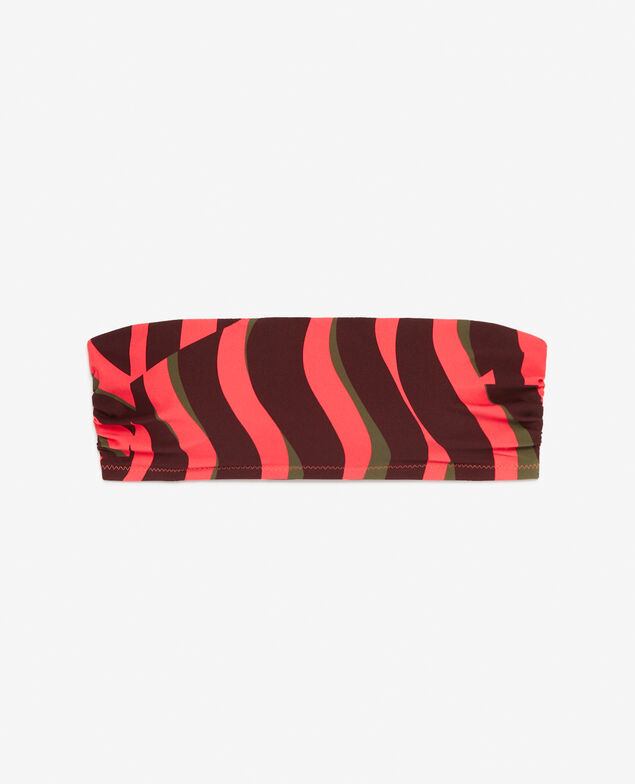 Bandeau-Bikini-Oberteil ohne Bügel RUMBA Maxi Geo