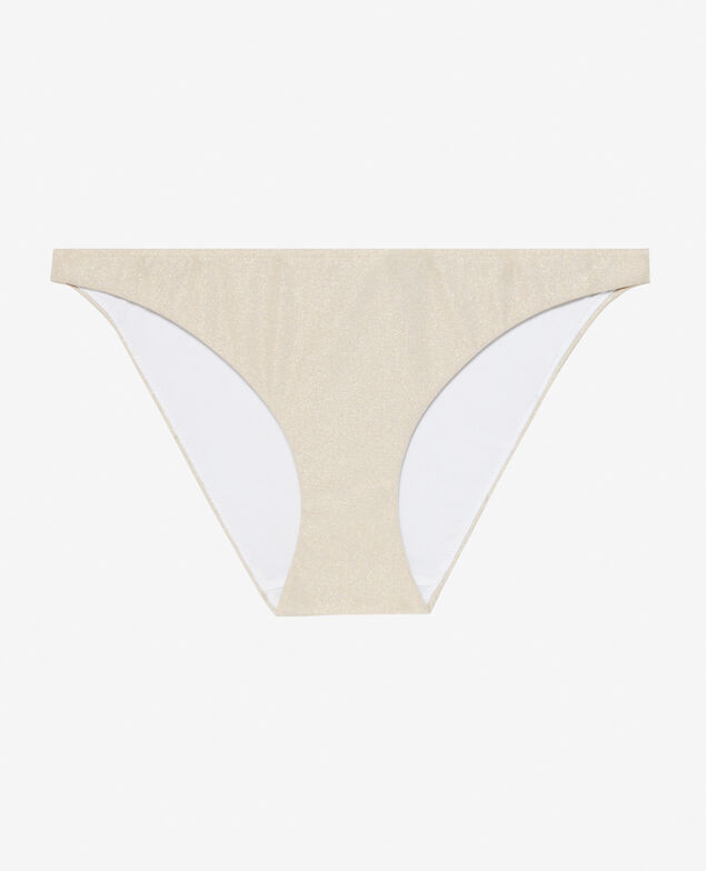 Ausgeschnittener Bikinislip SUNSHINE Creme Lurex