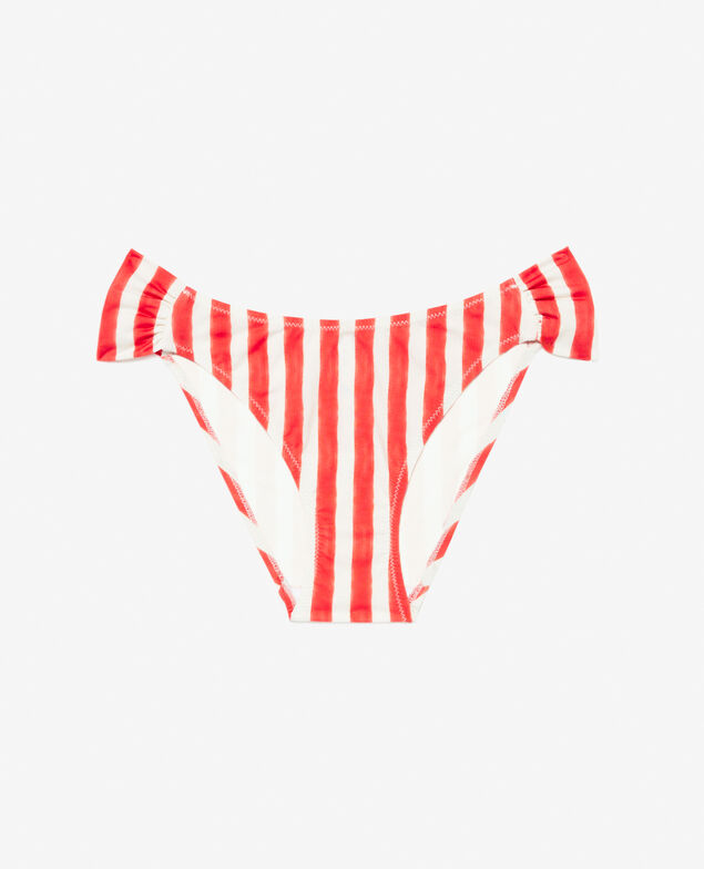 Bikini-Slips MOUETTE Rot gestreift