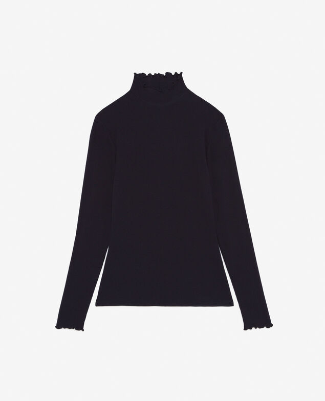 Top mit Rollkragen HEATTECH EXTRA WARM Navy