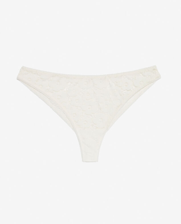 Tanga CHERI FLORAL FLAT LACE Elfenbein