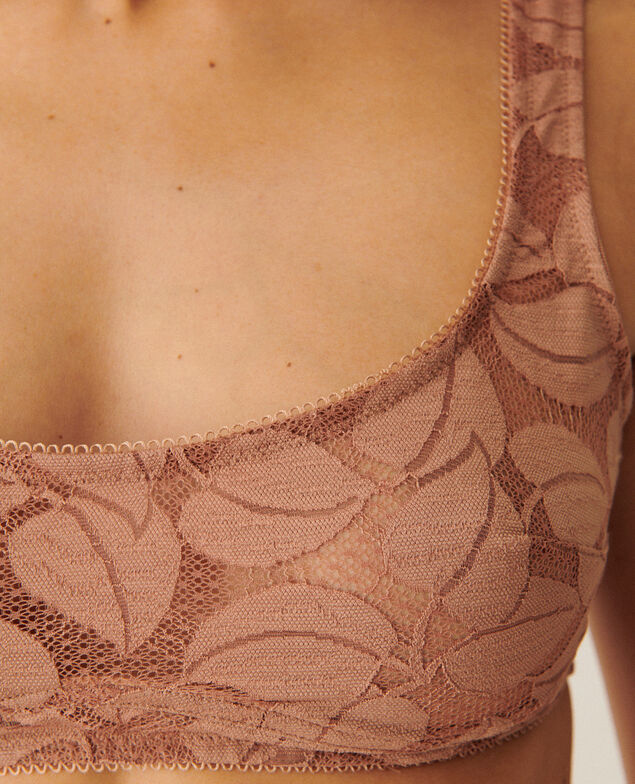 Bustier-BH ohne Bügel JULIA Make-up Braun