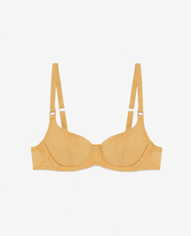 Triangel-Bikini-Oberteil mit Bügeln SUNSHINE Gold