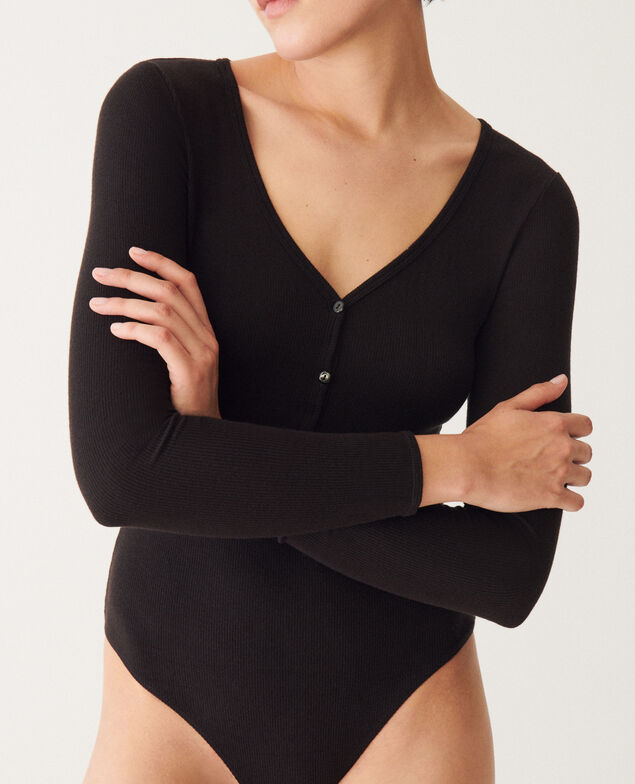 Body HEATTECH EXTRA WARM Schwarz