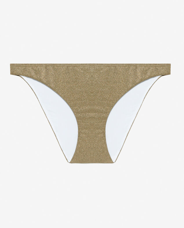 Ausgeschnittener Bikinislip SUNSHINE Lichengrün Lurex