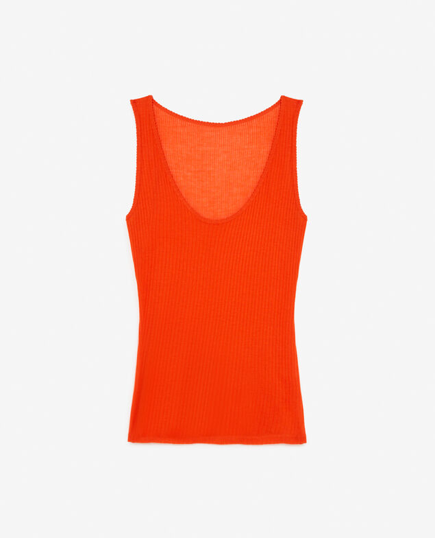 Ärmelloses T-Shirt HEATTECH POINTELLE Tango Orange