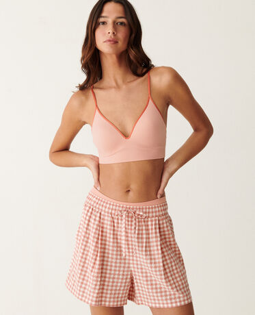 Pyjama-Shorts RELAX MAX COLLAB Vichy Rosa