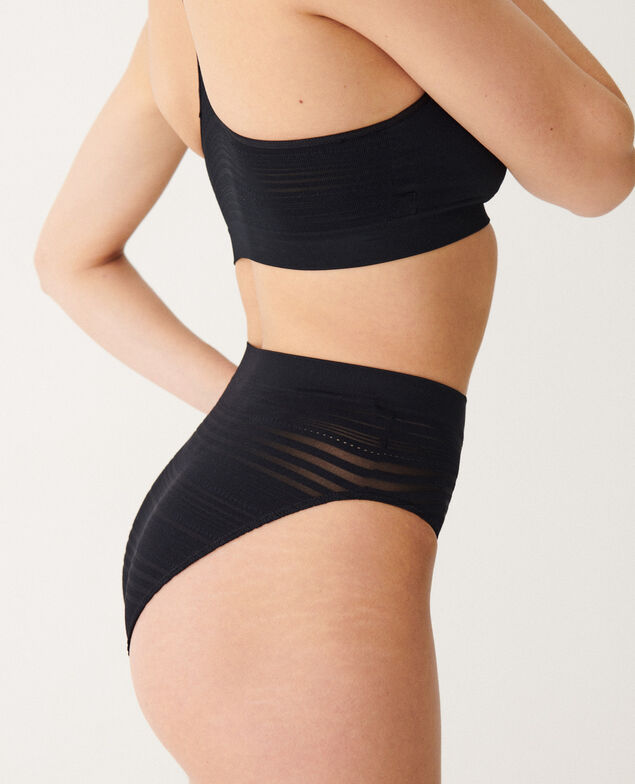 Low-cut Slip AIRISM SEAMLESS Schwarz