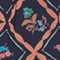 Geometrisch Cottage Blau